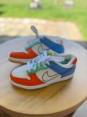 Dunk Low GS 'Nike 101' Multi Color 12c